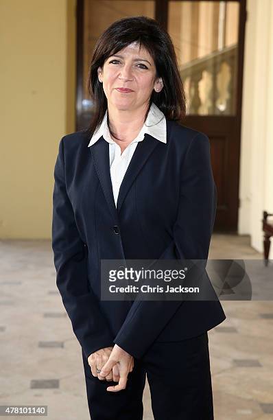 Emma Freud arrives at Buckingham Palace for the Queen's Young Leaders Event on June 22, 2015 in London, England.