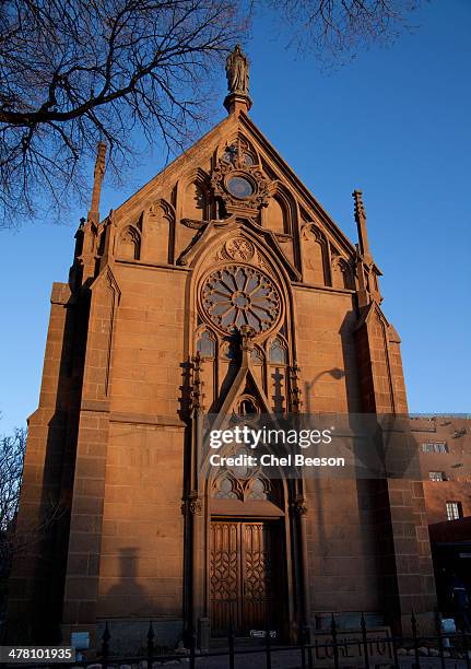 loretto chapel santa fe nm - loretto chapel stock pictures, royalty-free photos & images