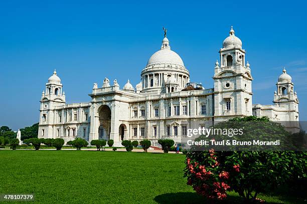 india, west bengal, kolkata, victoria memorial - west bengal stock pictures, royalty-free photos & images