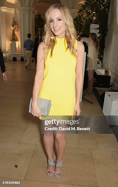 Joanne Froggatt attends The Ralph Lauren & Vogue Wimbledon Summer Cocktail Party hosted by Alexandra Shulman and Boris Becker at The Orangery at...