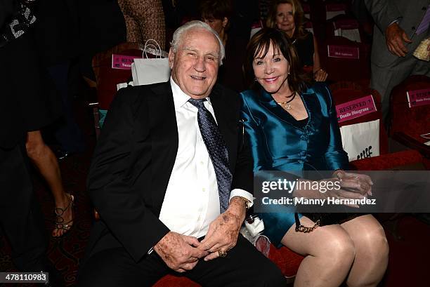 Don Shula and Mary Anne Stephens attends "An Unbreakable Bond" premiere during the Miami International Film Festival at Gusman Center for the...