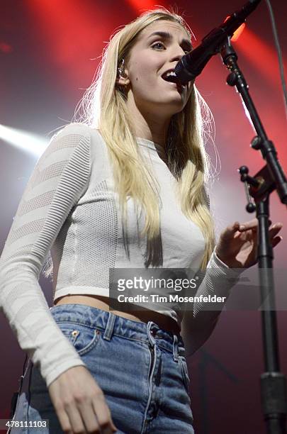 Hannah Reid of London Grammar performs as part of the iTunes Festival at the Moody Theater on March 11, 2014 in Austin, Texas.