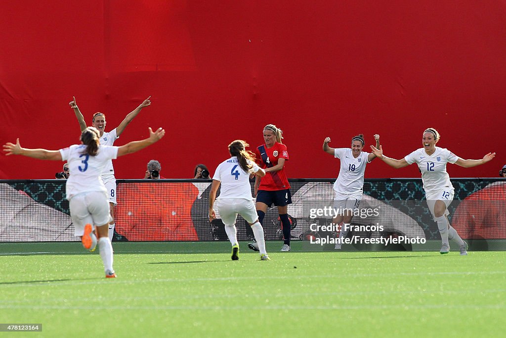 Norway v England: Round of 16 - FIFA Women's World Cup 2015