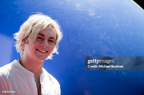 Actor and Musician Ross Lynch attends the premiere of Disney Channel's "Teen Beach 2" at Walt Disney Studios on June 22, 2015 in Burbank, California.