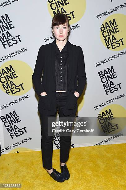 Actress Kate Lyn Sheil attends "Queen Of Earth" premiere during BAMcinemaFest 2015 at BAM Peter Jay Sharp Building on June 22, 2015 in New York City.