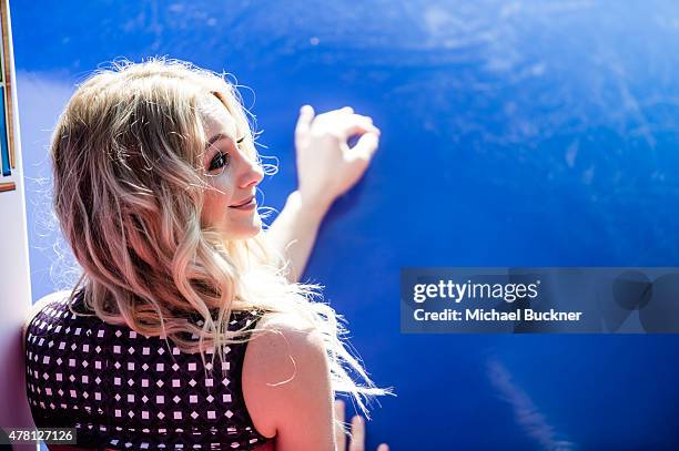 Actress Mollee Gray attends the premiere of Disney Channel's "Teen Beach 2" at Walt Disney Studios on June 22, 2015 in Burbank, California.