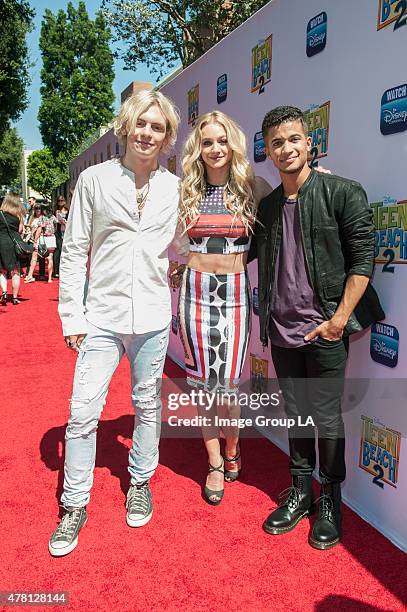 Teen Beach 2 Premiere Event - Ross lynch, Maia Mitchell, R5 and the stars of the Disney Channel Original Movie "Teen Beach 2," kickoff the movie's...