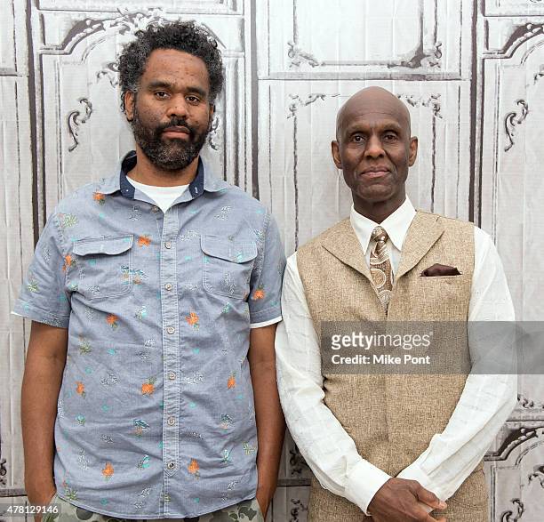 Director Sacha Jenkins and Dapper Dan attend the AOL Build Speaker Series to discuss the film "Fresh Dressed" at AOL Studios In New York on June 22,...