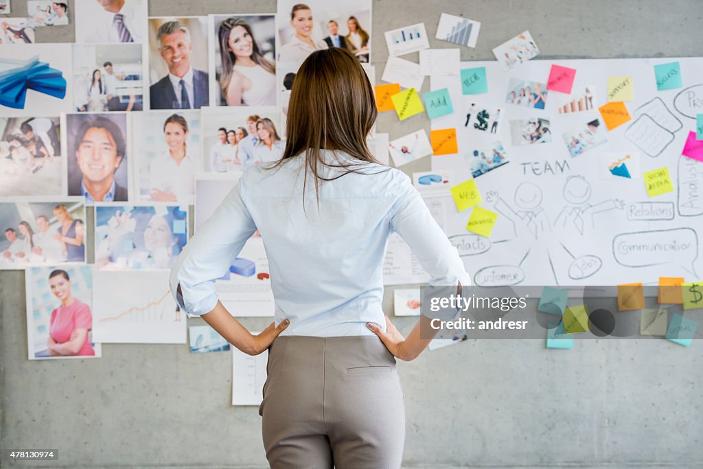 Woman working in a creative business