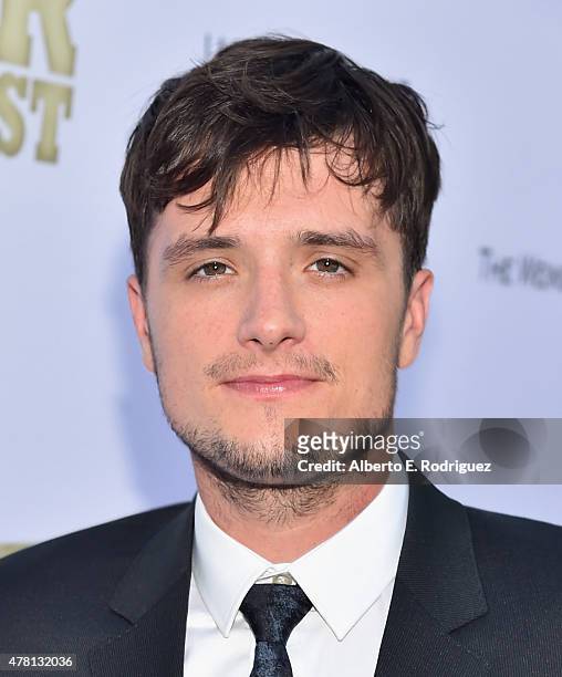 Actor Josh Hutcherson attends the premiere of RADiUS and The Weinstein Company's "Escobar: Paradise Lost" at ArcLight Hollywood on June 22, 2015 in...