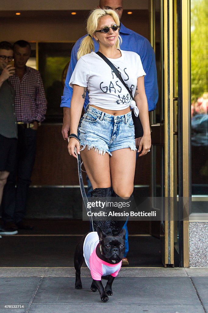 Celebrity Sightings In New York City - June 22, 2015
