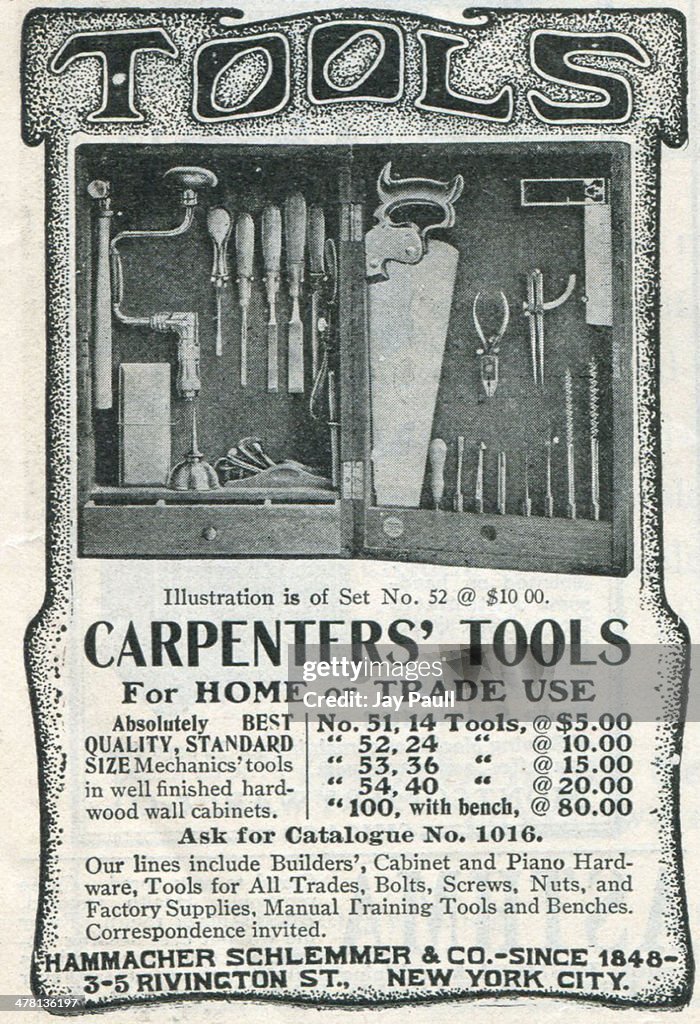 Ad For Hammacher Schlemmer Tools