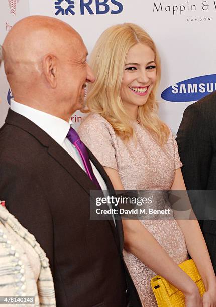 Sir Ben Kingsley and Pixie Lott attend The Prince's Trust & Samsung Celebrate Success Awards at Odeon Leicester Square on March 12, 2014 in London,...