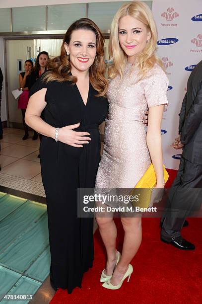 Sam Bailey and Pixie Lott attend The Prince's Trust & Samsung Celebrate Success Awards at Odeon Leicester Square on March 12, 2014 in London, England.