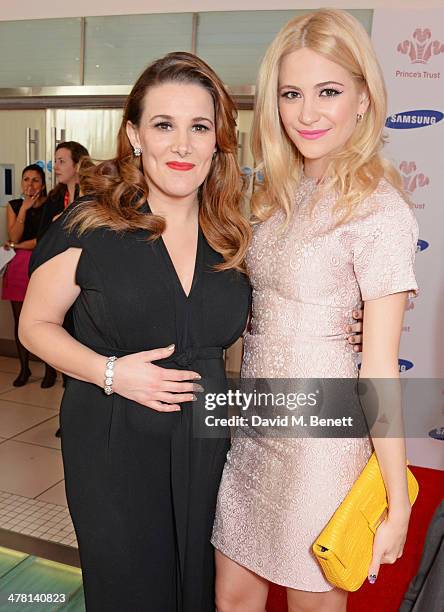 Sam Bailey and Pixie Lott attend The Prince's Trust & Samsung Celebrate Success Awards at Odeon Leicester Square on March 12, 2014 in London, England.