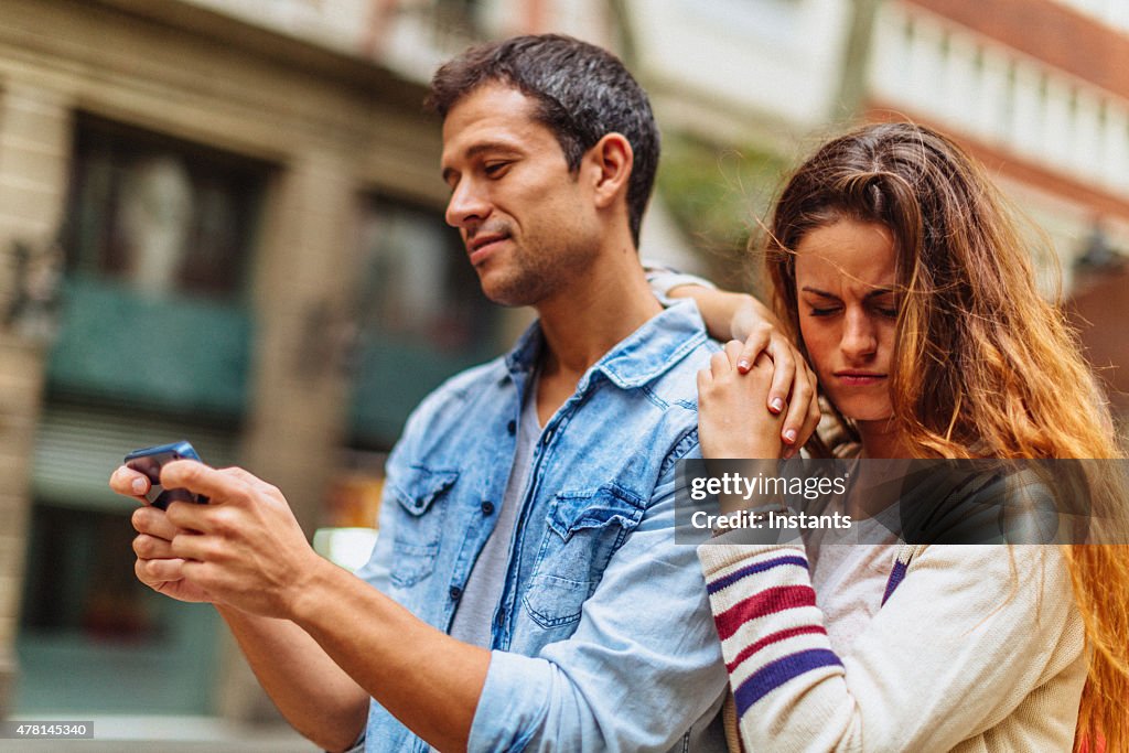 Young Couple Networking