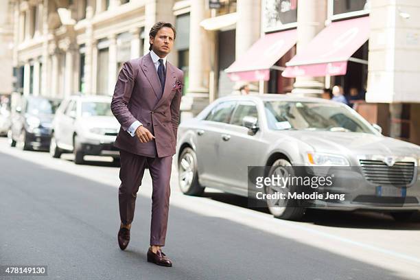 Mr. Raro wears Mararo on June 21, 2015 in Milan, Italy.