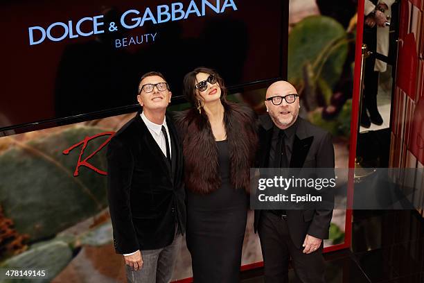 Monica Bellucci Visits Dolce Gabbana In Moscow Photos and Premium High