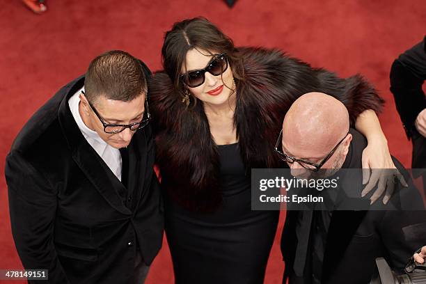 Monica Bellucci Visits Dolce Gabbana In Moscow Photos and Premium High