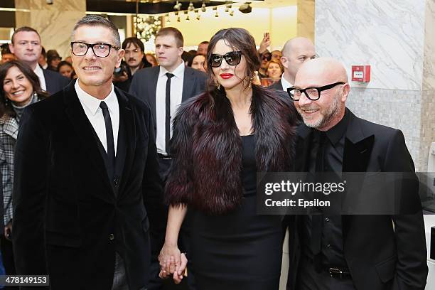 Monica Bellucci Visits Dolce Gabbana In Moscow Photos and Premium High