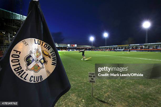 General view of Kenilworth Road prior to the Sky Bet League Two match between Luton Town and Wycombe Wanderers at Kenilworth Road on March 24, 2015...