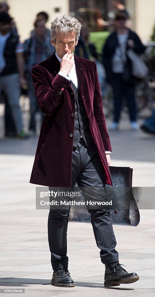 Sightings On Set Of Dr Who  -  June 10, 2015