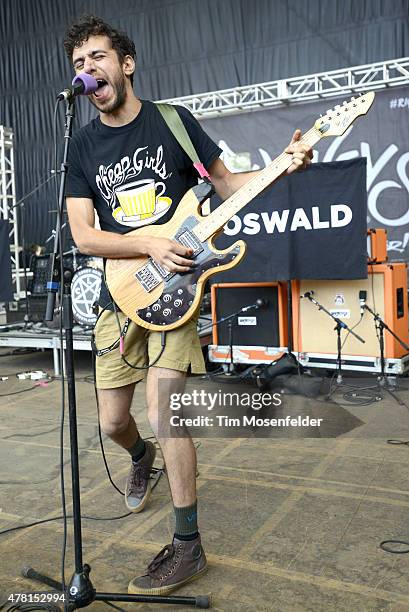 Lee Ellis of Lee Corey Oswald performs during the 2015 Vans Warped Tour at Shoreline Amphitheatre on June 20, 2015 in Mountain View, California.