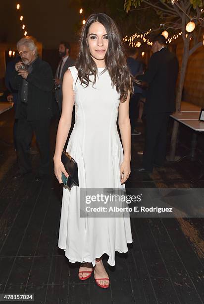 Actress Claudia Traisac attends the after party for the premiere of RADiUS and The Weinstein Company's "Escobar: Paradise Lost" on June 22, 2015 in...