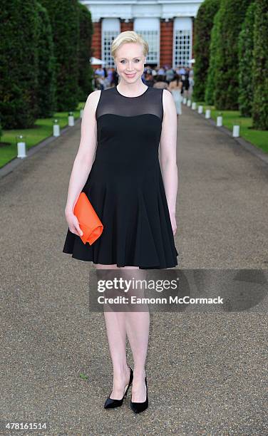 Gwendoline Christie attends the Vogue and Ralph Lauren Wimbledon party at The Orangery on June 22, 2015 in London, England.