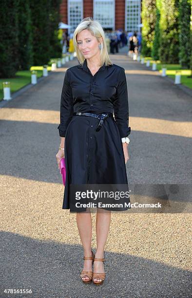 Princess Marie Chantal of Greece attends the Vogue and Ralph Lauren Wimbledon party at The Orangery on June 22, 2015 in London, England.