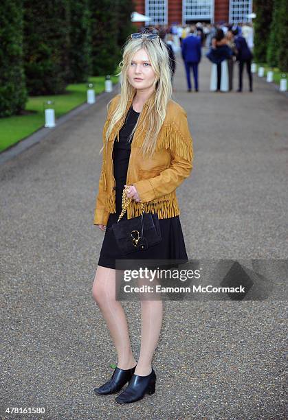 Sophie Kennedy Clark attends the Vogue and Ralph Lauren Wimbledon party at The Orangery on June 22, 2015 in London, England.