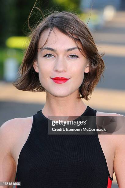 Ella Catliff attends the Vogue and Ralph Lauren Wimbledon party at The Orangery on June 22, 2015 in London, England.