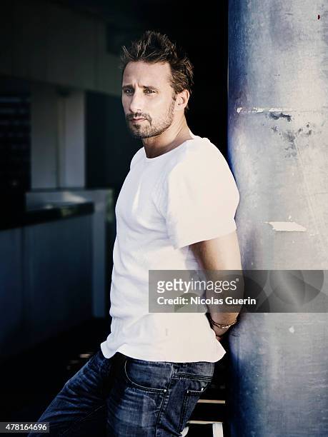 Actor Matthias Schoenaerts is photographed for Self Assignment on May 15, 2015 in Cannes, France.