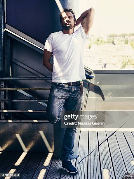 Actor Matthias Schoenaerts is photographed for Self Assignment on May 15, 2015 in Cannes, France.