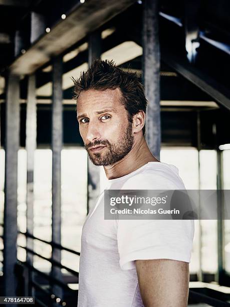 Actor Matthias Schoenaerts is photographed for Self Assignment on May 15, 2015 in Cannes, France.