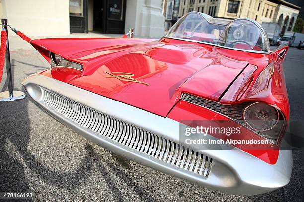 The Lincoln Futura originally owned by George Barris at the Warner Bros. VIP Tour 'Meet The Family' Speaker Series at Warner Bros. Tour Center on...