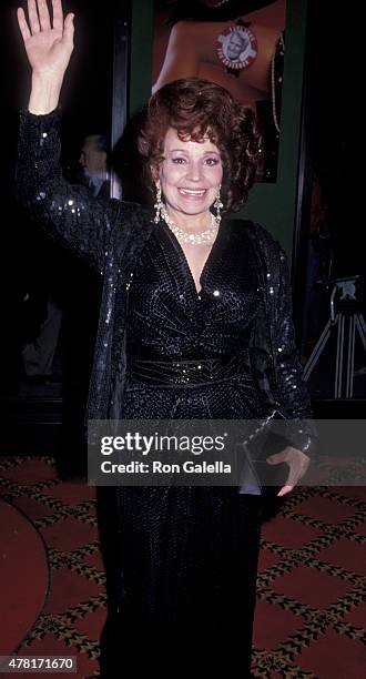 Blaze Starr attends "Blaze" on December 12, 1989 at the Ziegfeld Theater in New York City.