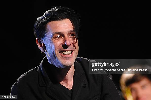 Italian musician and composer Ezio Bosso performs with the Collegium Musicum Almae Matris Orchestra for the ReUniOn of ex students of the Università...