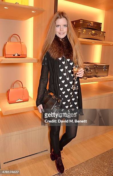 Katie Readman attends the Moynat London boutique opening on March 12, 2014 in London, England.