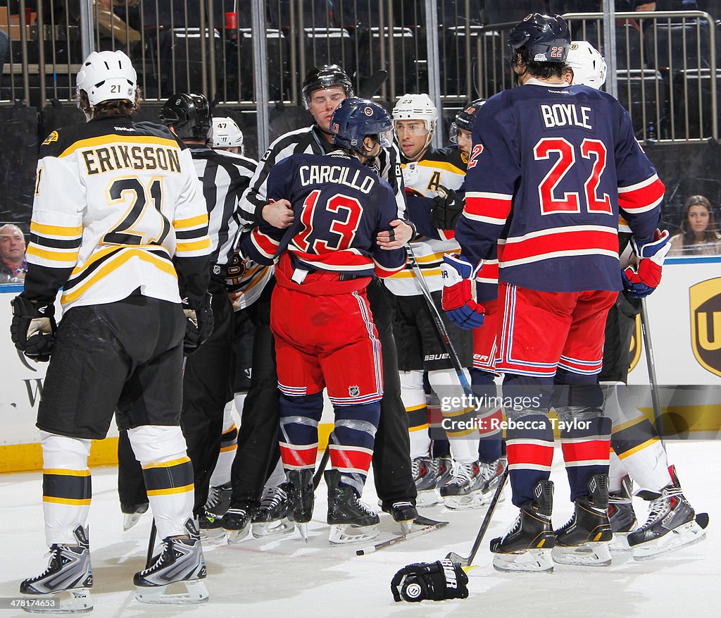 Boston Bruins v New York Rangers