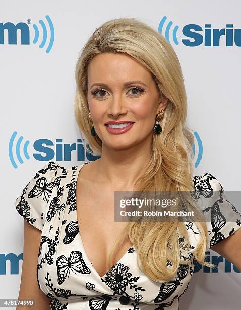 Holly Madison visits at SiriusXM Studios on June 23, 2015 in New York City.