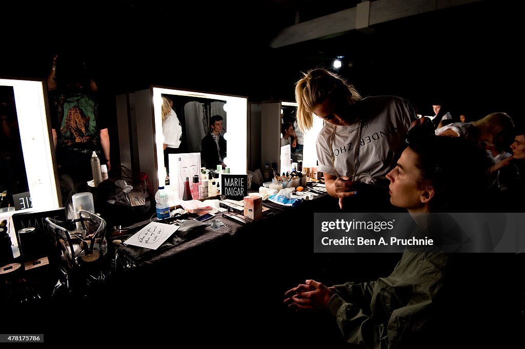 Xander Zhou - Backstage - London Collections Men SS16