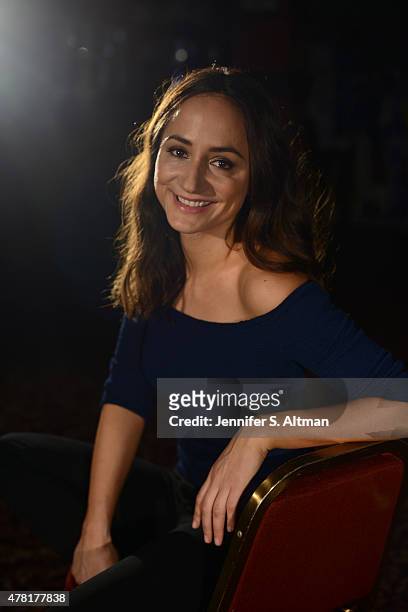 Actress Lydia Leonard is photographed for Los Angeles Times on April 10, 2015 in New York City.