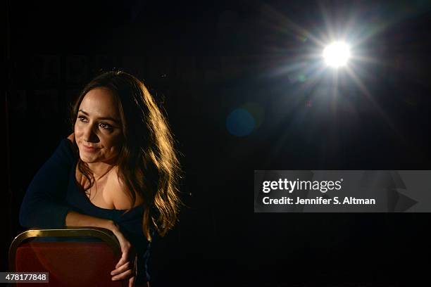 Actress Lydia Leonard is photographed for Los Angeles Times on April 10, 2015 in New York City. PUBLISHED IMAGE.