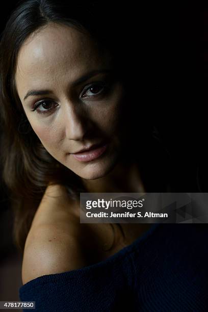 Actress Lydia Leonard is photographed for Los Angeles Times on April 10, 2015 in New York City.