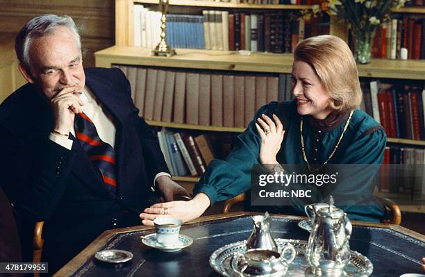 Once Upon a Time... Is Now the Story of Princess Grace" -- Pictured: Prince Rainier III of Monaco, Princess Grace Kelly of Monaco in the Library of...