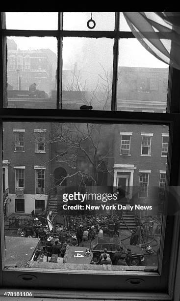 Greenwich Village townhouse is a pile of smoldering rubble after three blasts destroyed the building just before noon. The building, at 18 W. 11th...