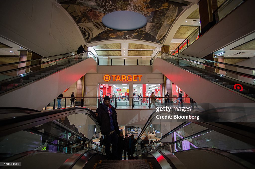 Shoppers Inside The Atlantic Terminal Mall Ahead of Retail Sales Figures