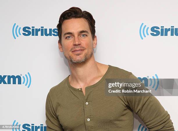 Matt Bomer visits at SiriusXM Studios on June 23, 2015 in New York City.