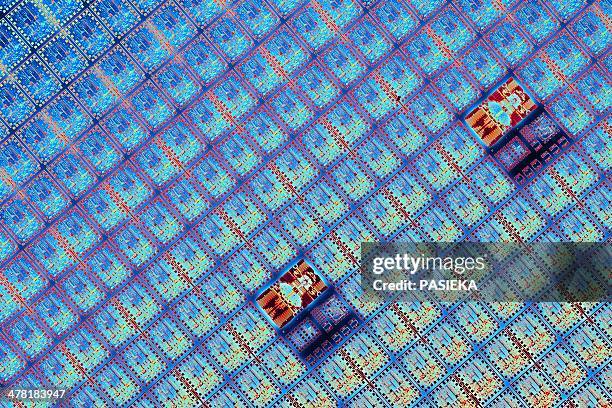 semiconductor wafer, artwork - silikone stock-grafiken, -clipart, -cartoons und -symbole